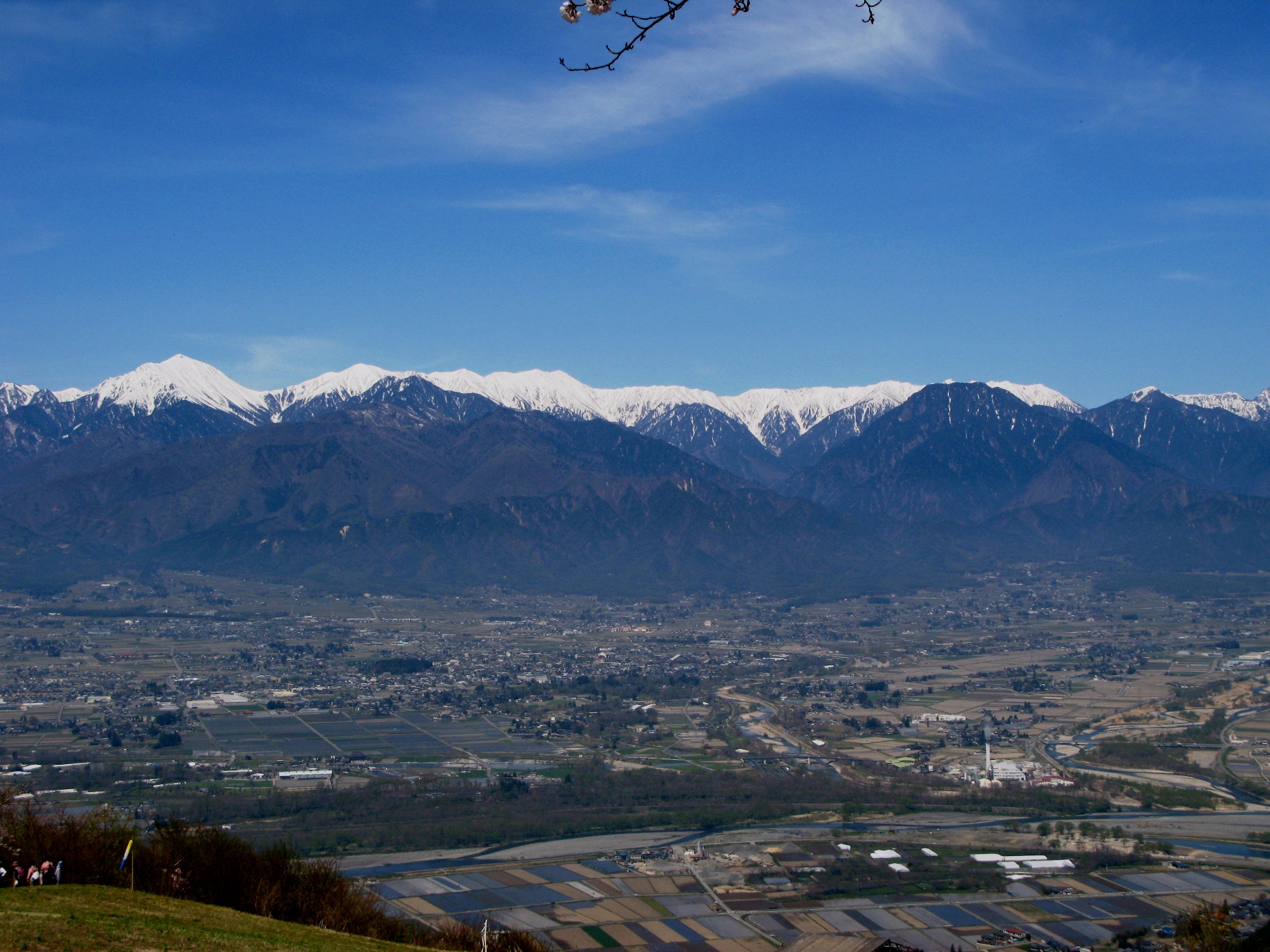 Japan Alps Viewed from Mt. Nagamine